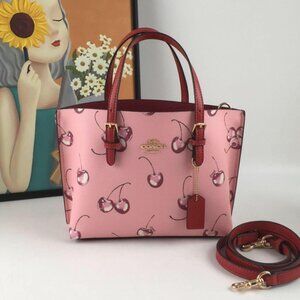 coach Coach Molly Tote 25 Cherry Print
